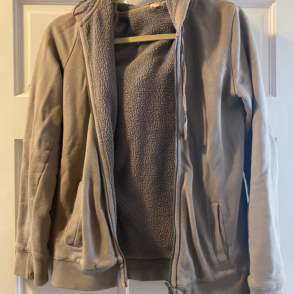 Grey warm jacket